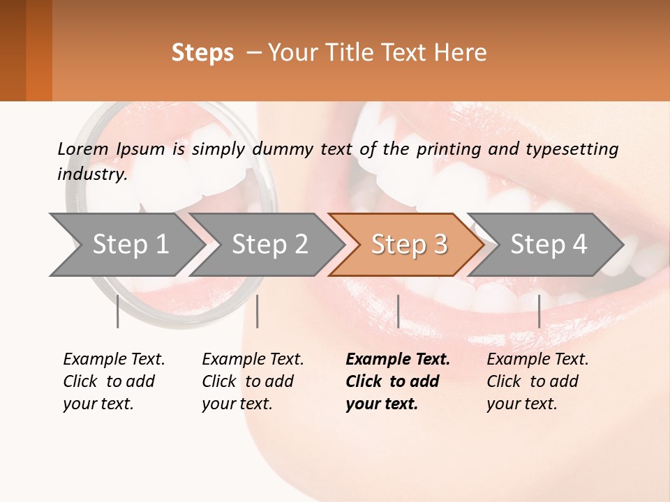 Healthy Dentist Female PowerPoint Template