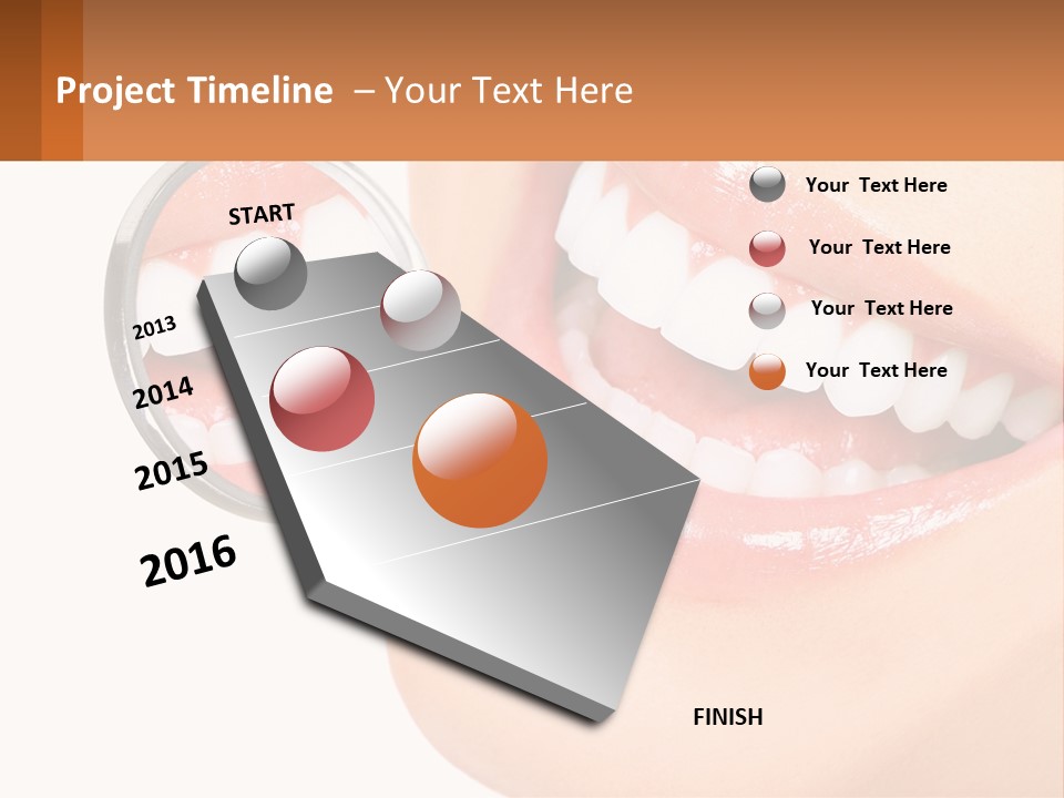 Healthy Dentist Female PowerPoint Template