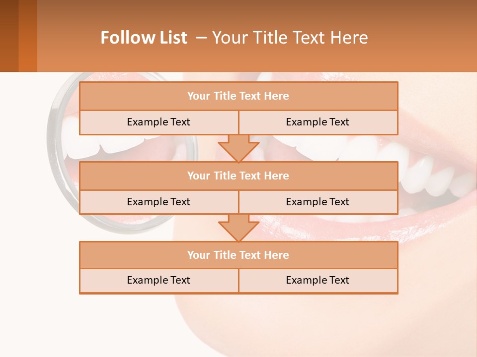 Healthy Dentist Female PowerPoint Template