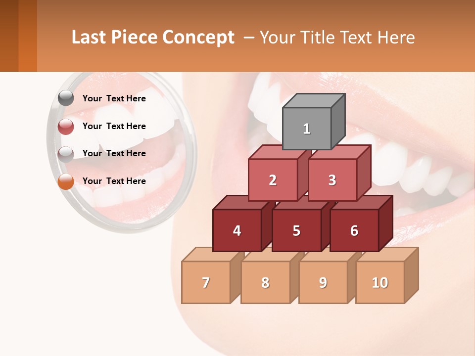 Healthy Dentist Female PowerPoint Template