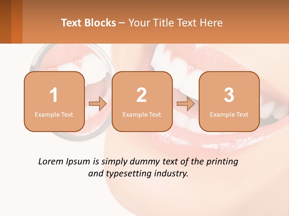 Healthy Dentist Female PowerPoint Template