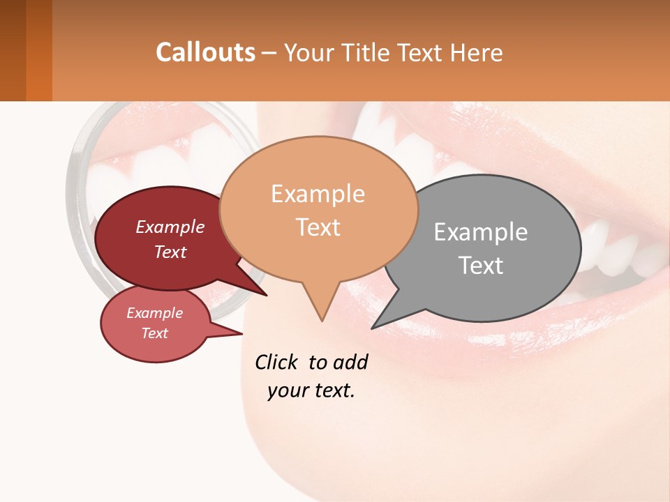 Healthy Dentist Female PowerPoint Template