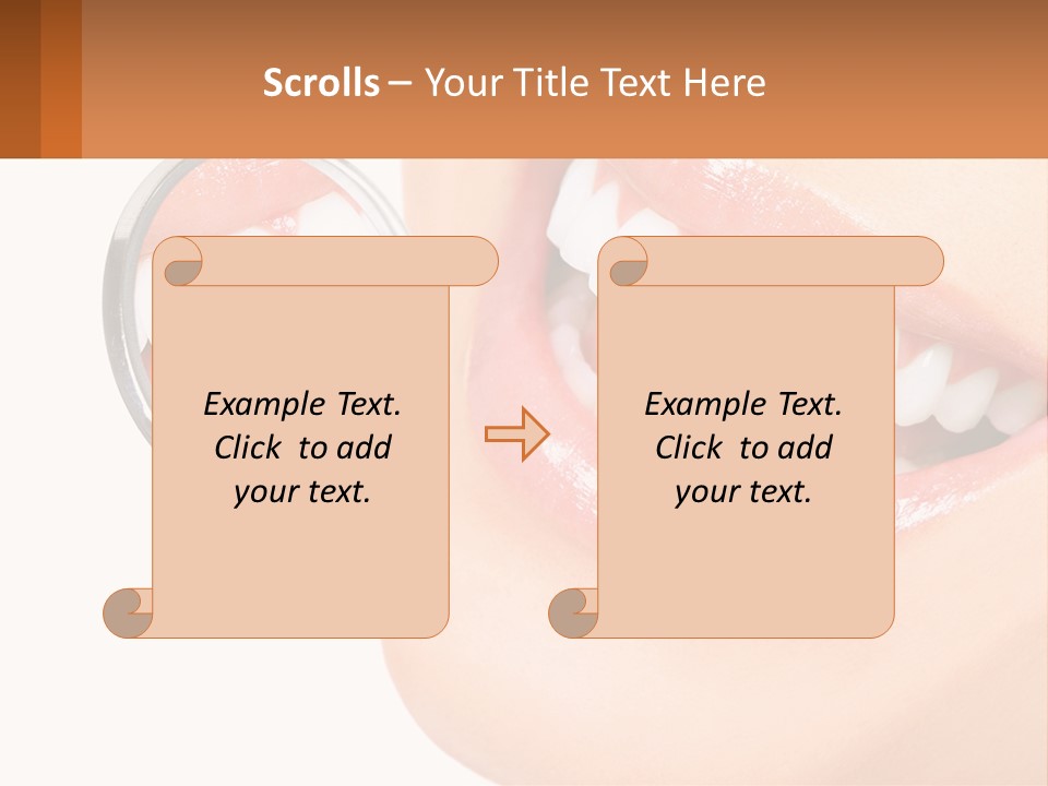 Healthy Dentist Female PowerPoint Template