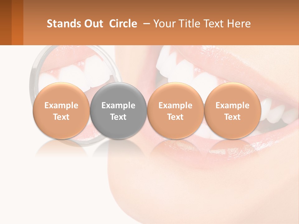 Healthy Dentist Female PowerPoint Template