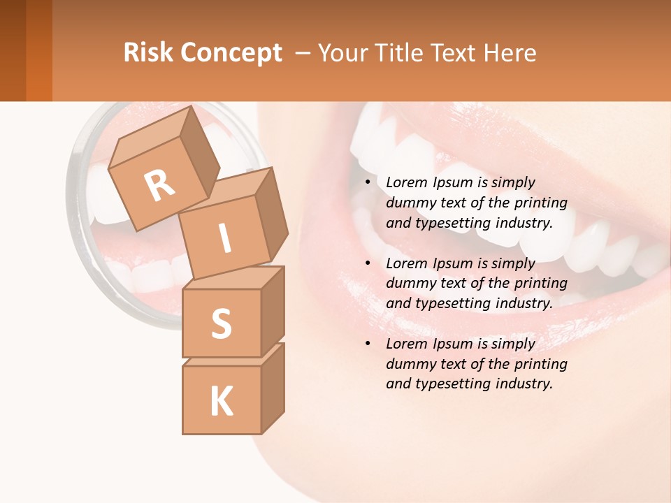 Healthy Dentist Female PowerPoint Template