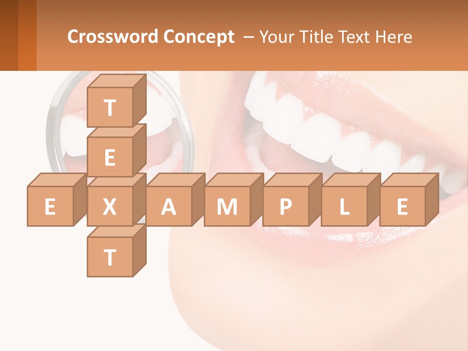 Healthy Dentist Female PowerPoint Template