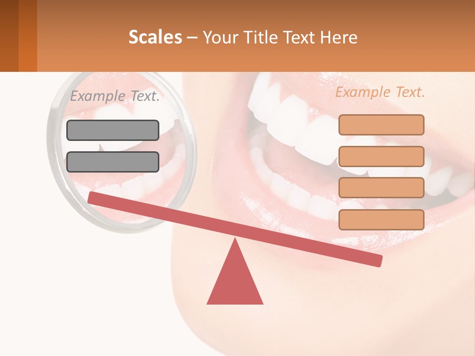 Healthy Dentist Female PowerPoint Template