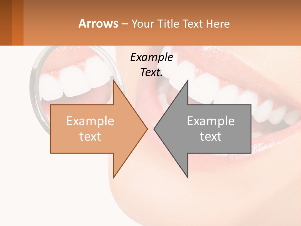 Healthy Dentist Female PowerPoint Template