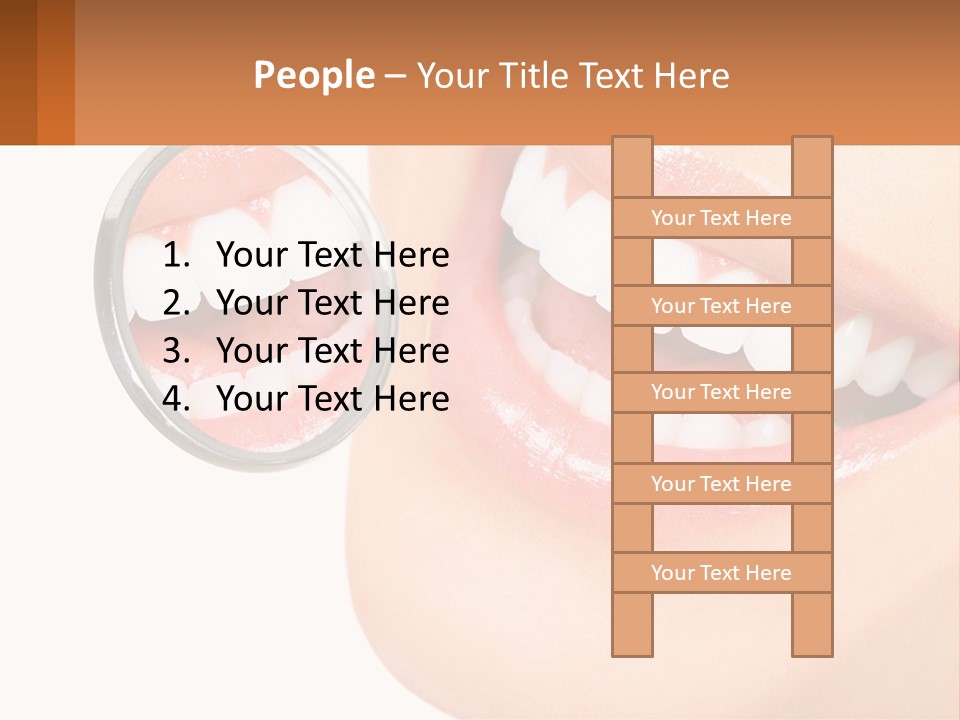 Healthy Dentist Female PowerPoint Template