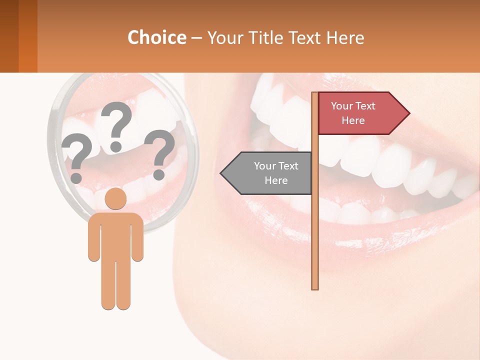 Healthy Dentist Female PowerPoint Template