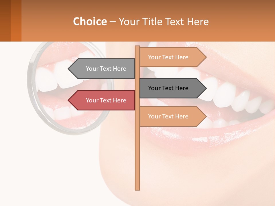 Healthy Dentist Female PowerPoint Template
