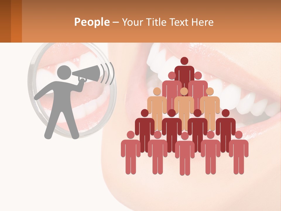 Healthy Dentist Female PowerPoint Template