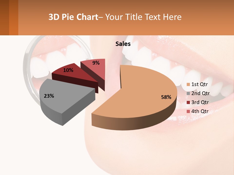 Healthy Dentist Female PowerPoint Template