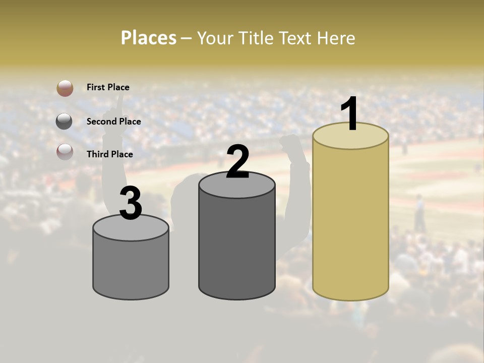 Baseball World Celebration PowerPoint Template