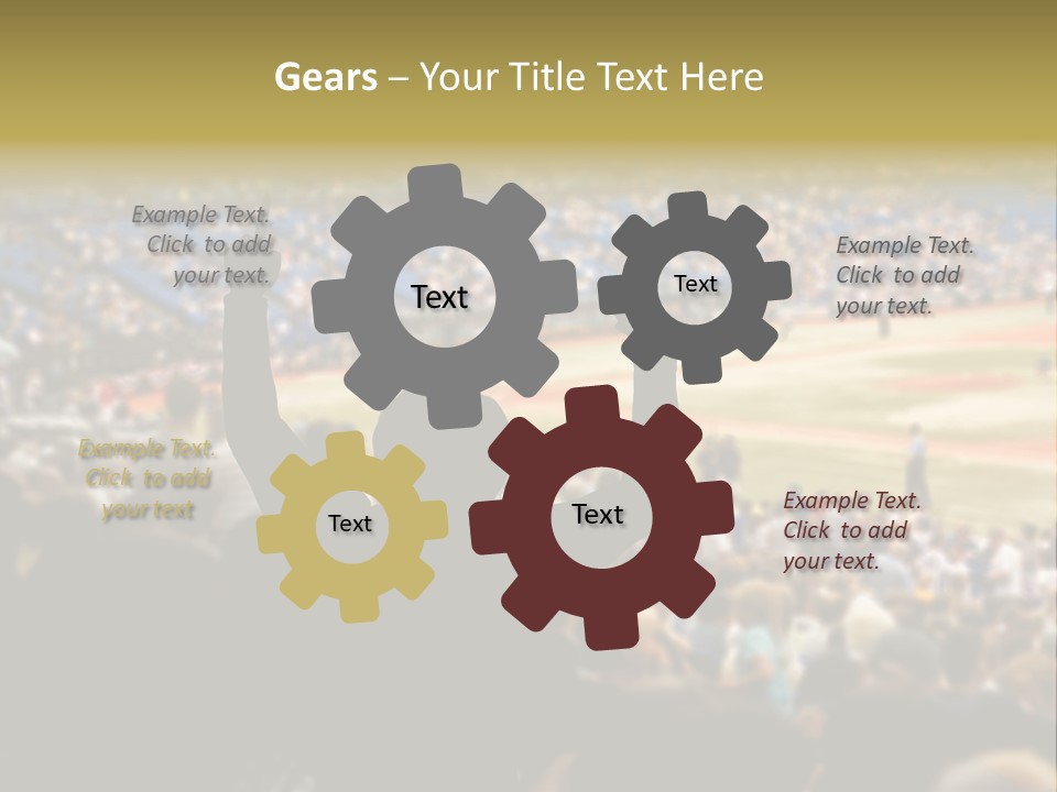 Baseball World Celebration PowerPoint Template