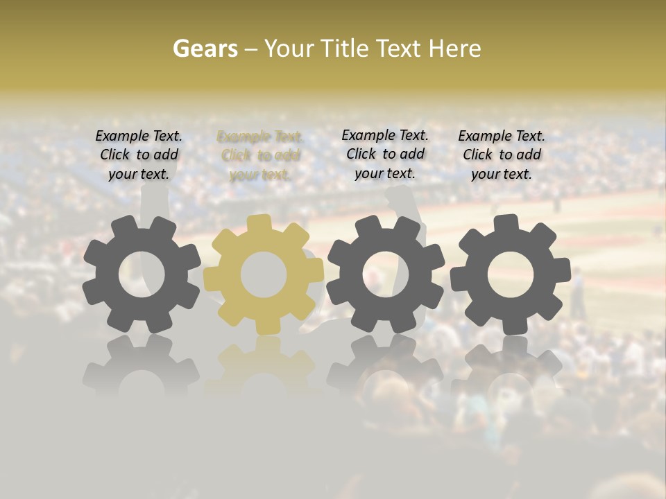 Baseball World Celebration PowerPoint Template