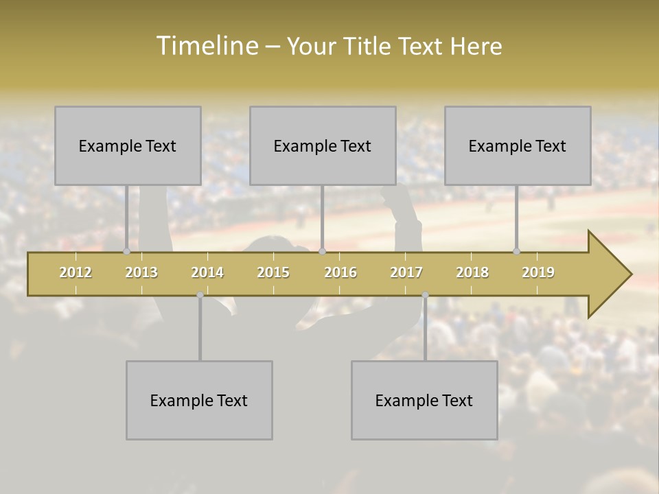 Baseball World Celebration PowerPoint Template