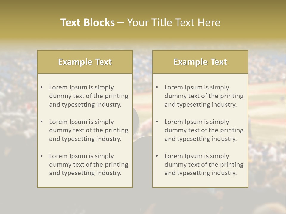 Baseball World Celebration PowerPoint Template