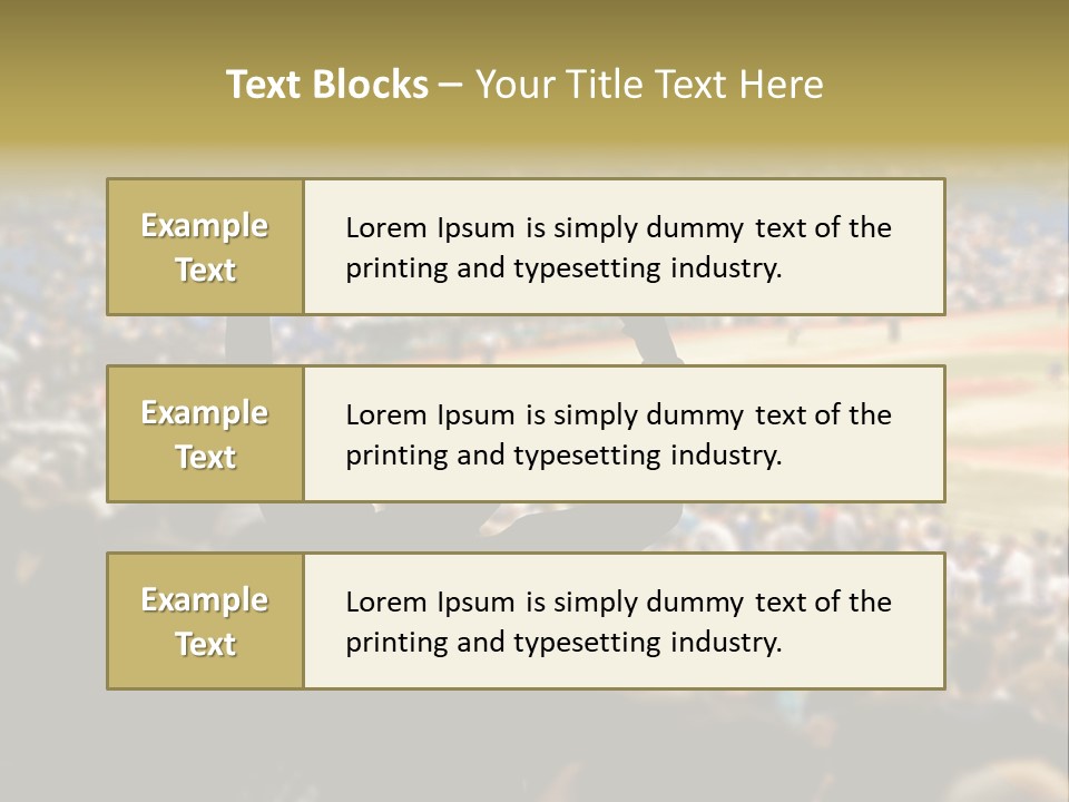 Baseball World Celebration PowerPoint Template