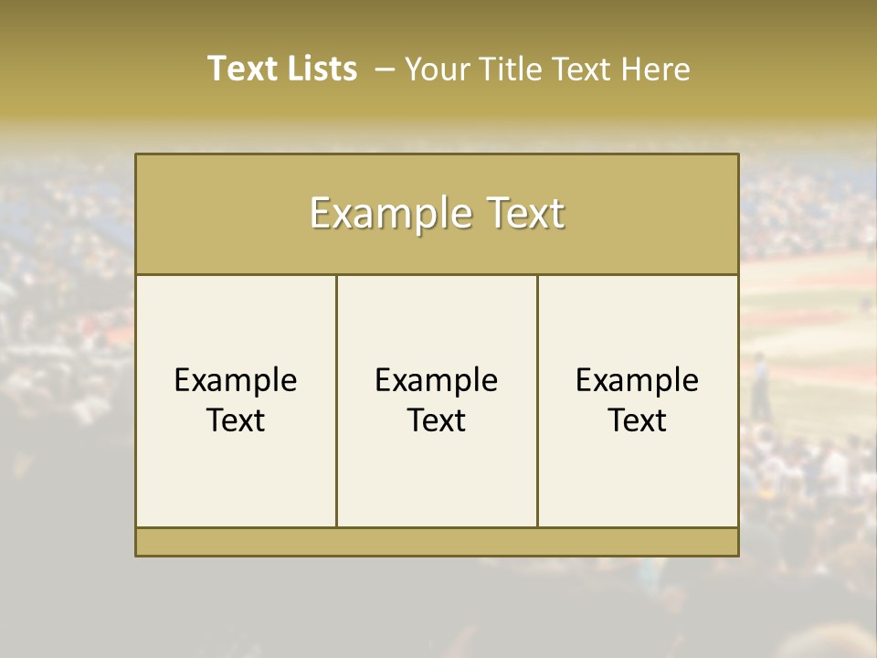 Baseball World Celebration PowerPoint Template