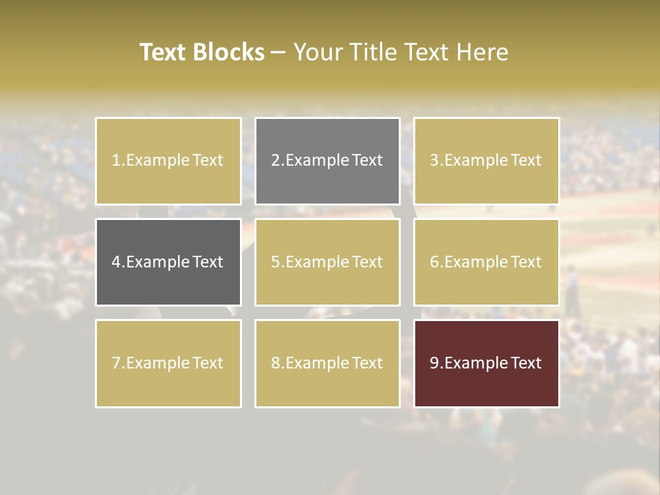 Baseball World Celebration PowerPoint Template