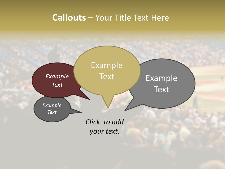 Baseball World Celebration PowerPoint Template