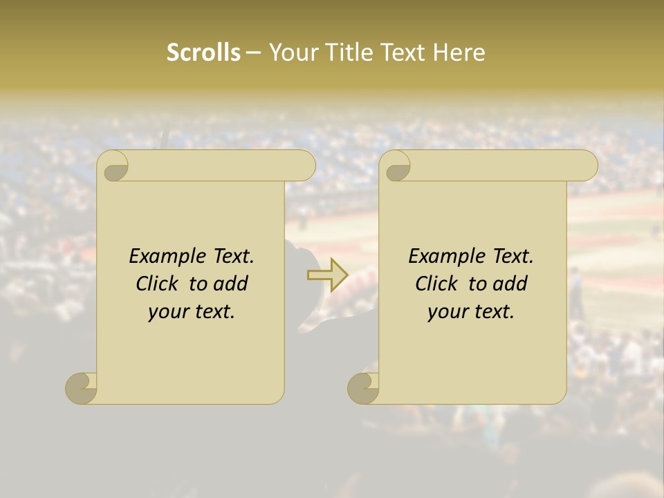 Baseball World Celebration PowerPoint Template