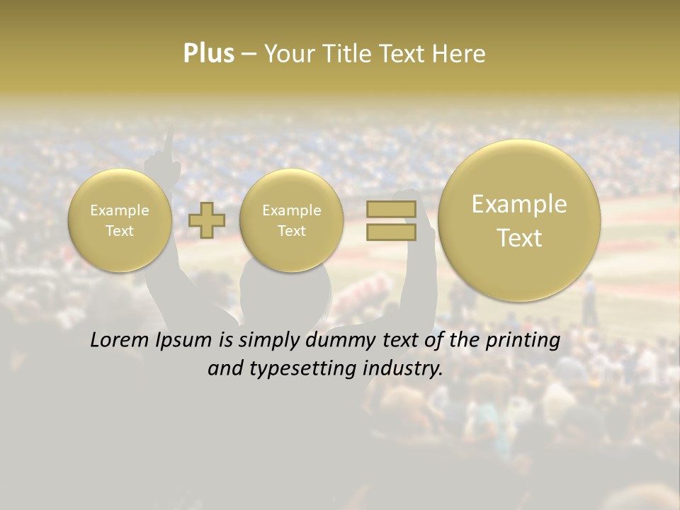 Baseball World Celebration PowerPoint Template