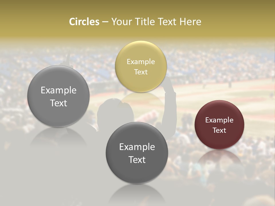 Baseball World Celebration PowerPoint Template
