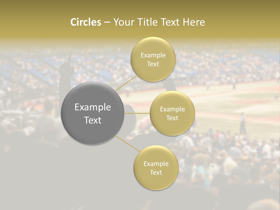 Baseball World Celebration PowerPoint Template