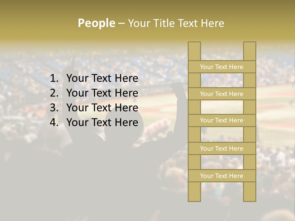 Baseball World Celebration PowerPoint Template