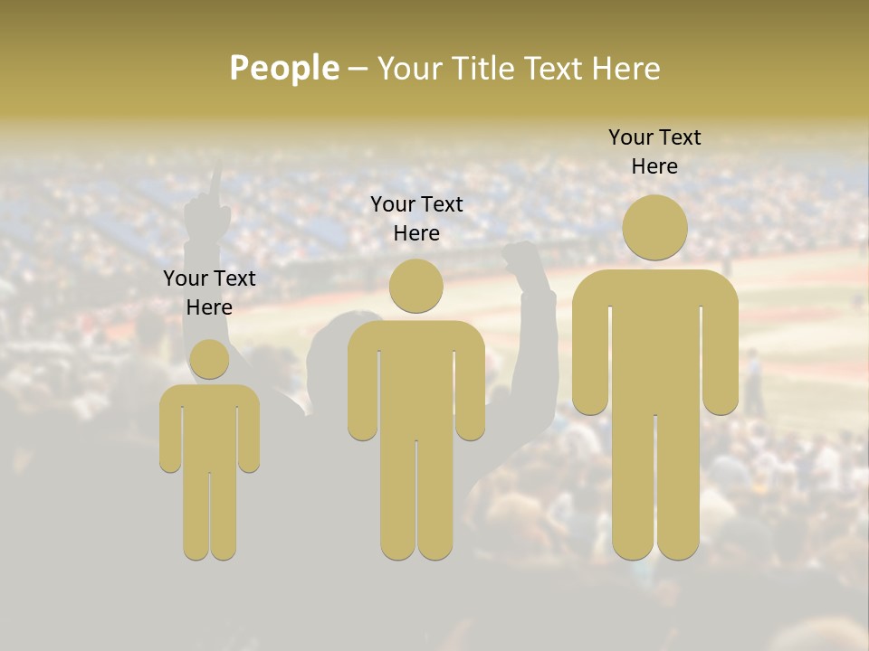 Baseball World Celebration PowerPoint Template