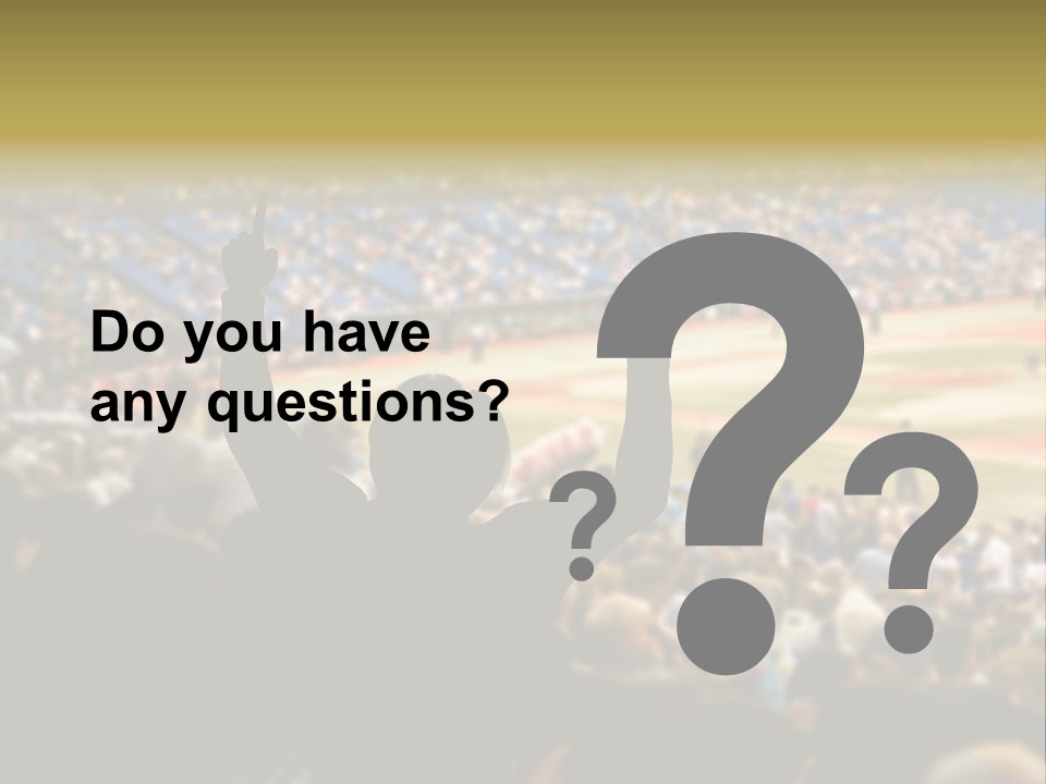 Baseball World Celebration PowerPoint Template