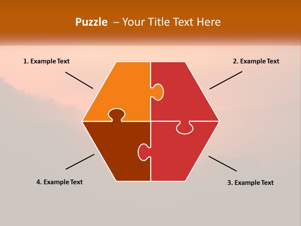 Santiago Silhouette Urban PowerPoint Template