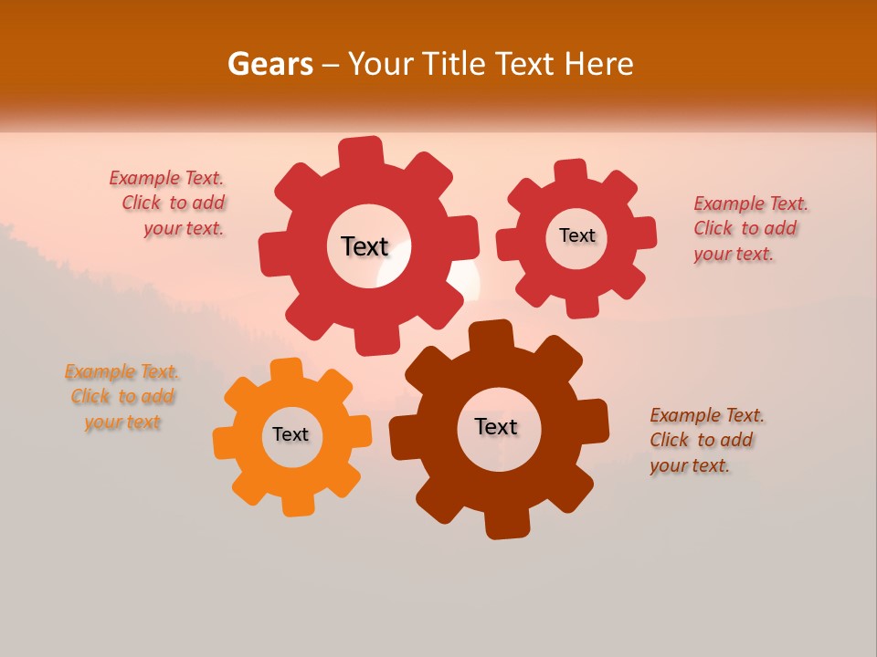 Santiago Silhouette Urban PowerPoint Template