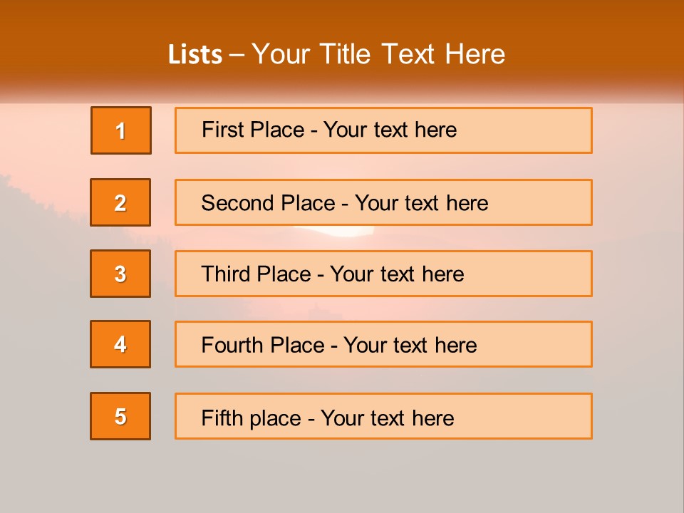 Santiago Silhouette Urban PowerPoint Template