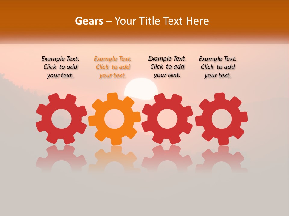 Santiago Silhouette Urban PowerPoint Template