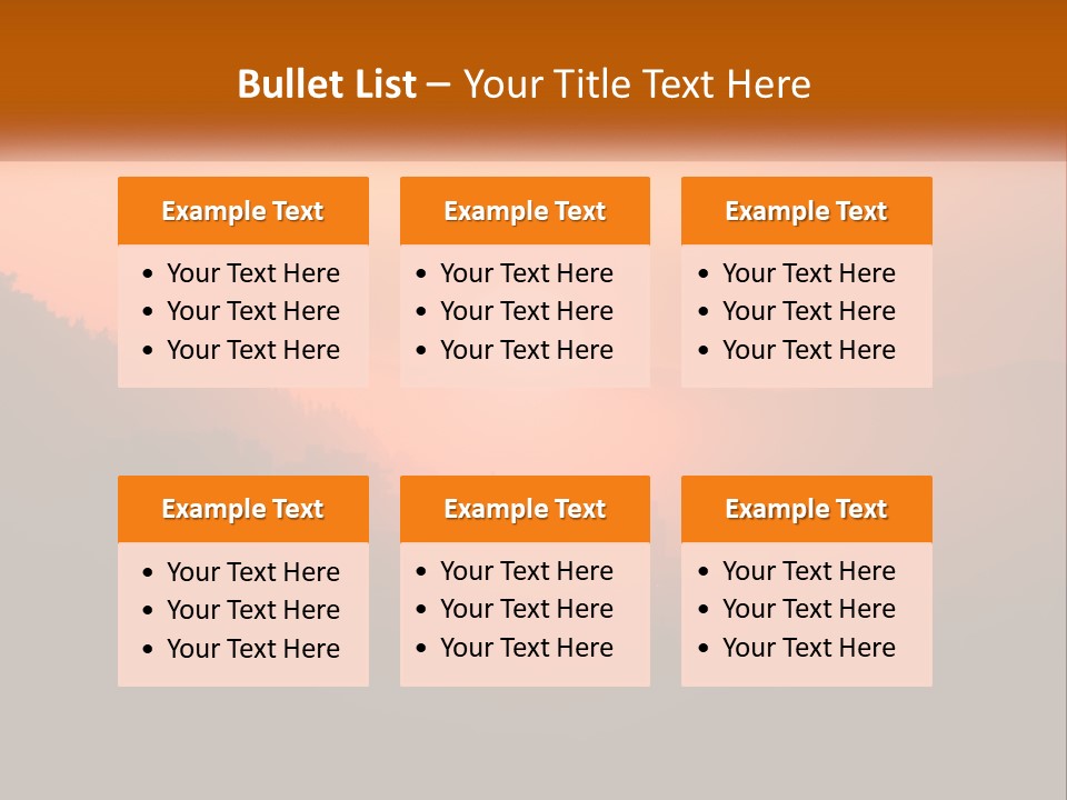 Santiago Silhouette Urban PowerPoint Template