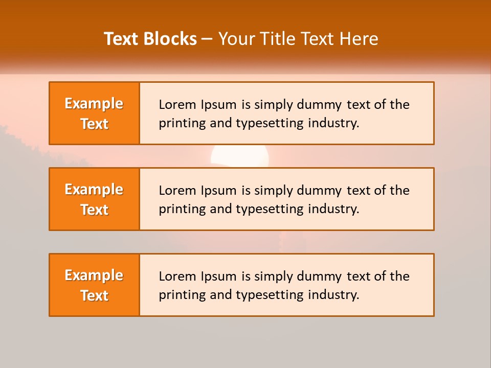 Santiago Silhouette Urban PowerPoint Template