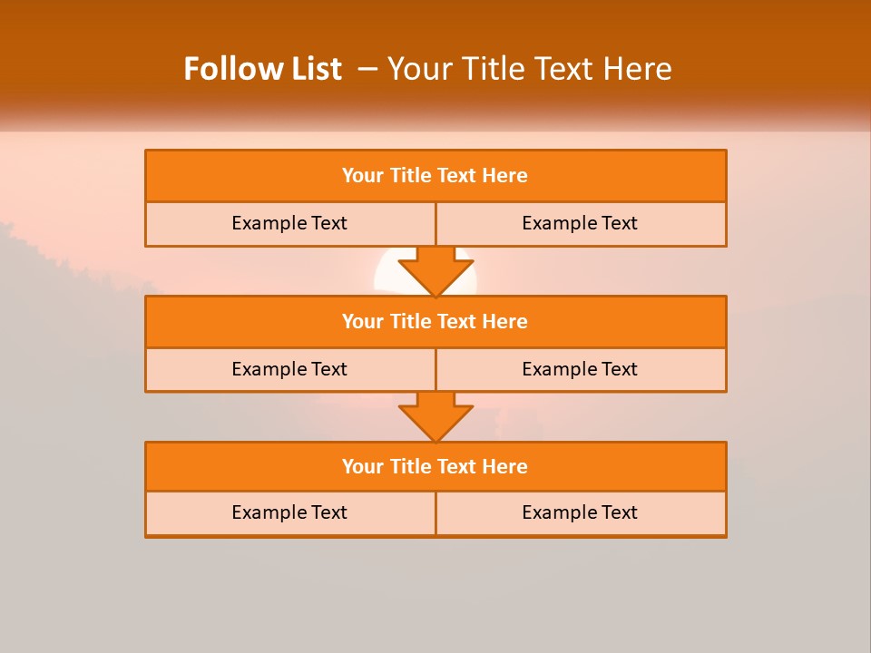 Santiago Silhouette Urban PowerPoint Template