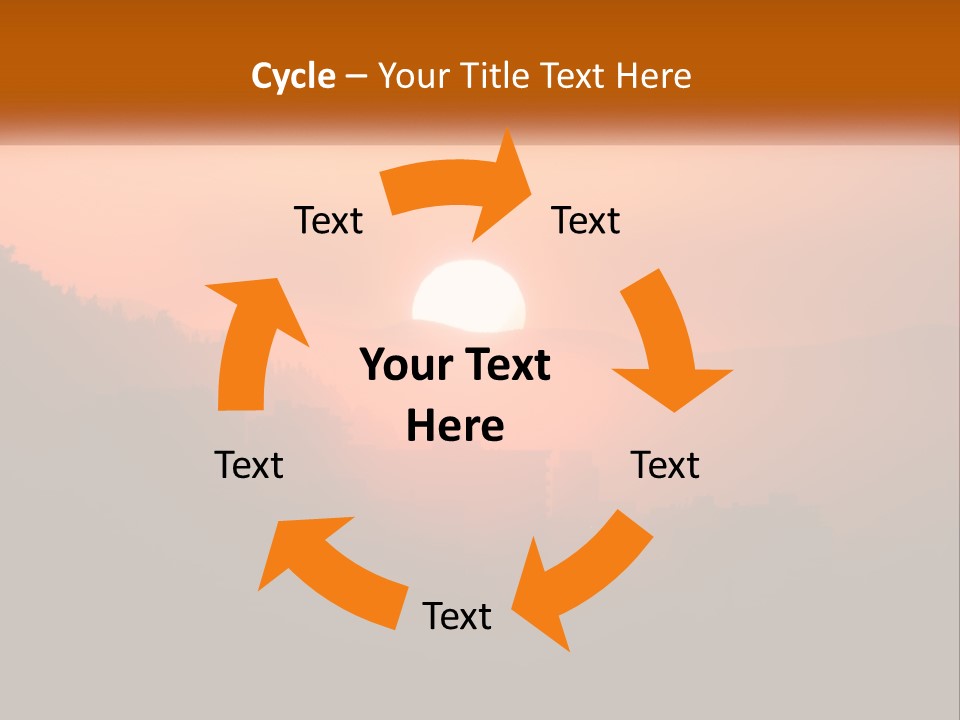 Santiago Silhouette Urban PowerPoint Template