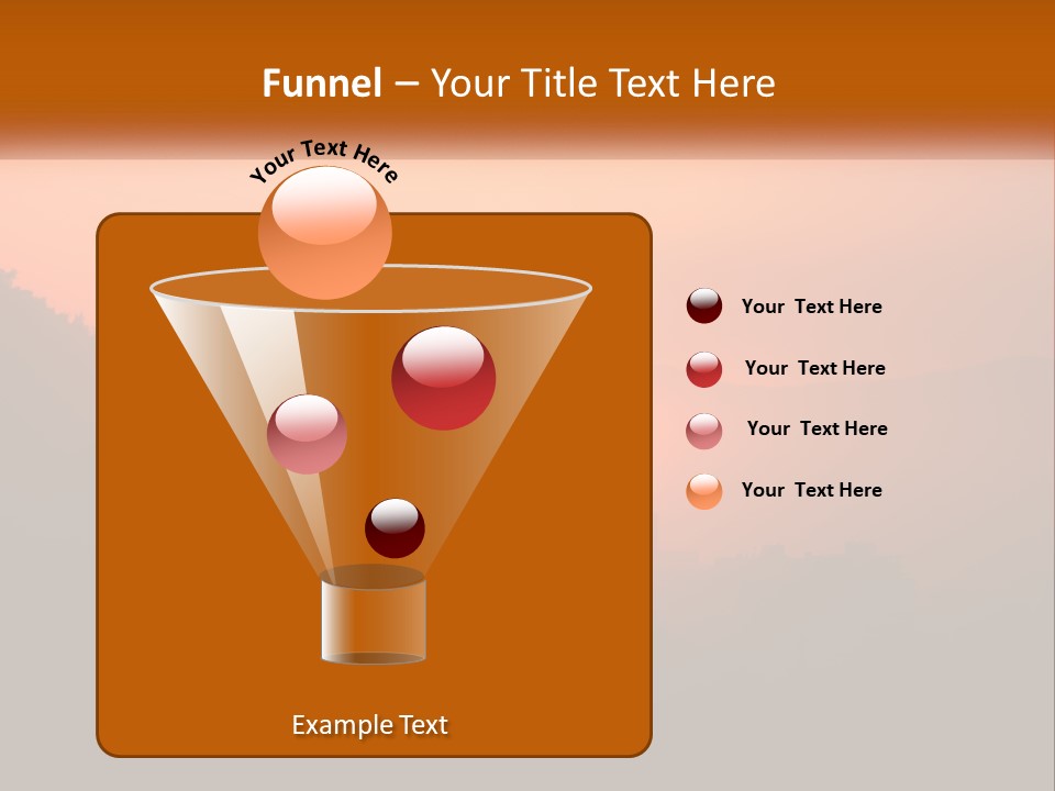 Santiago Silhouette Urban PowerPoint Template