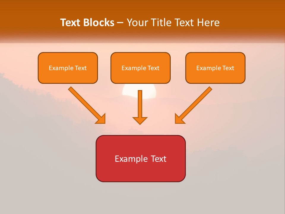 Santiago Silhouette Urban PowerPoint Template