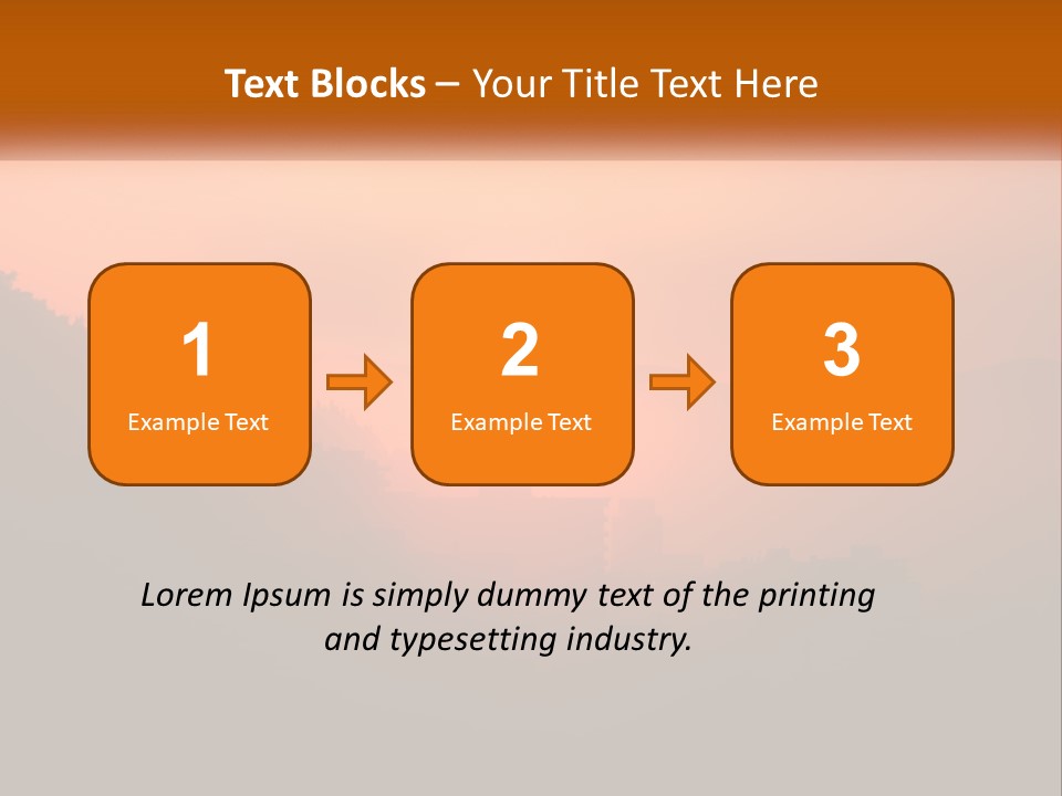Santiago Silhouette Urban PowerPoint Template