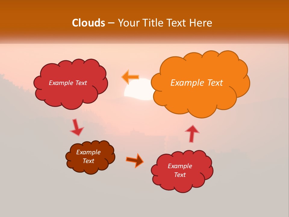 Santiago Silhouette Urban PowerPoint Template