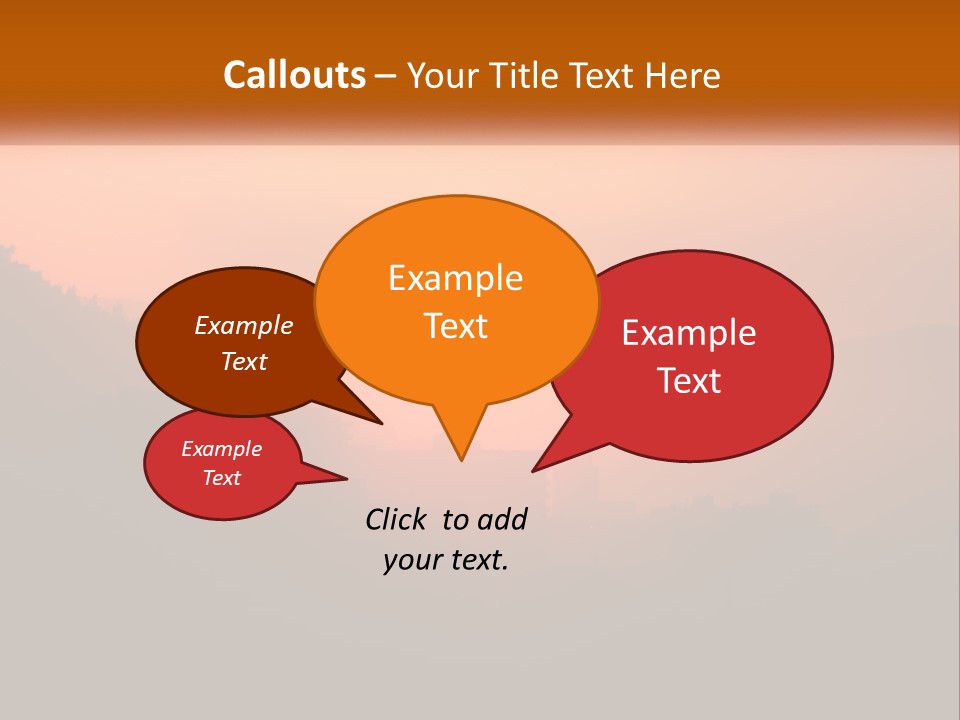 Santiago Silhouette Urban PowerPoint Template