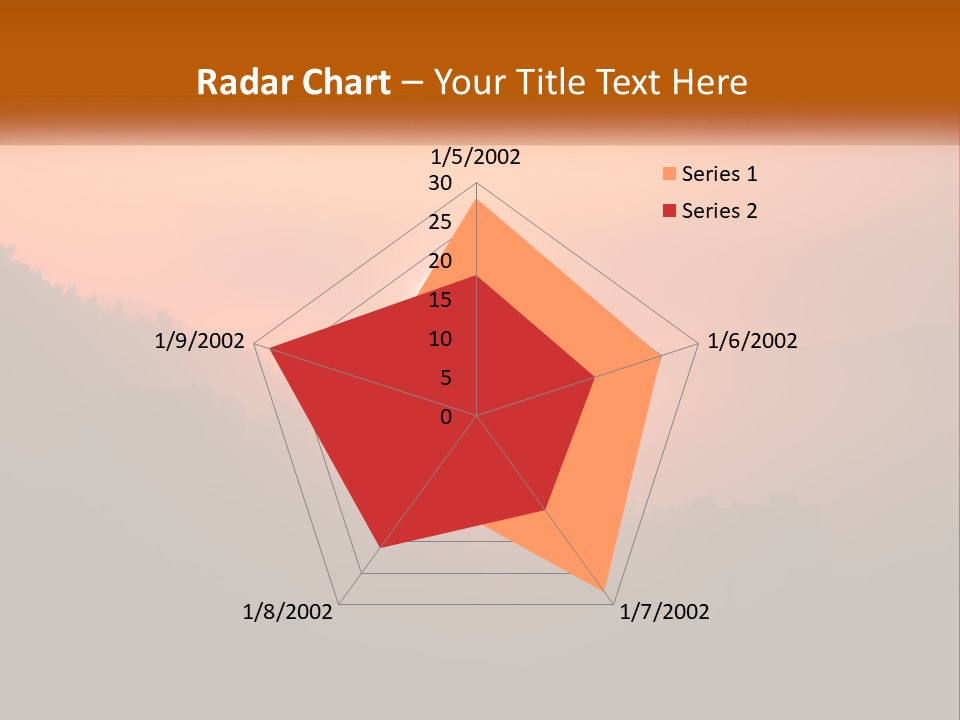 Santiago Silhouette Urban PowerPoint Template
