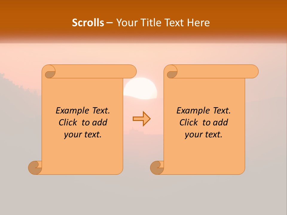 Santiago Silhouette Urban PowerPoint Template