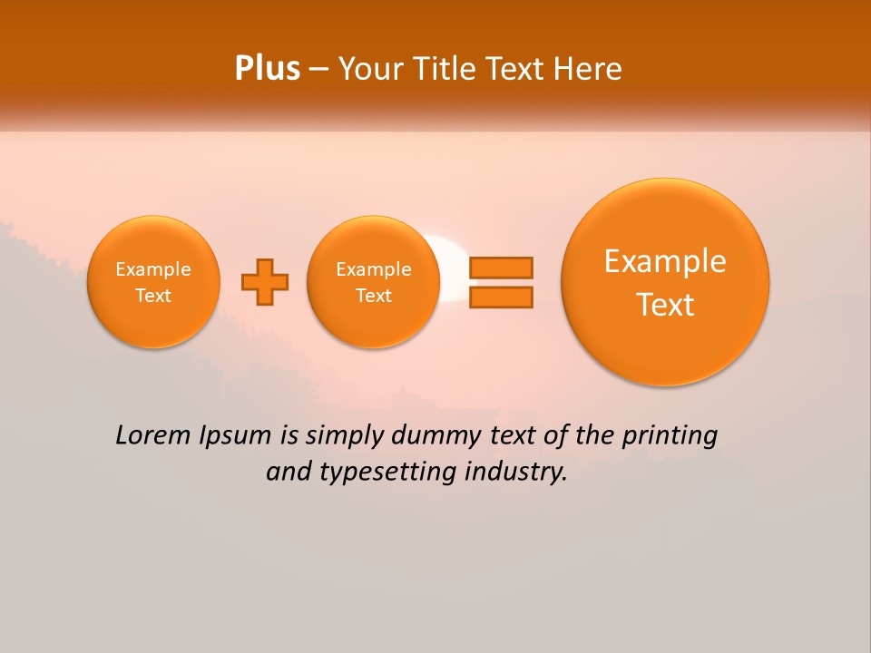 Santiago Silhouette Urban PowerPoint Template