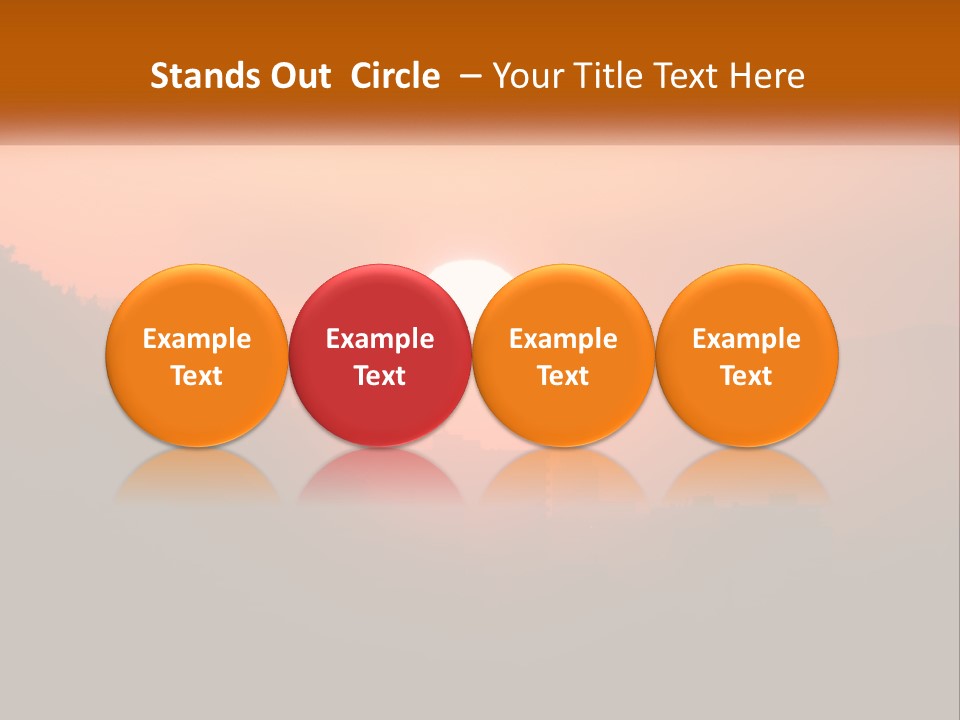 Santiago Silhouette Urban PowerPoint Template